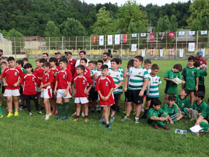 პირველად ონში ბავშვთა სარაგბო ფესტივალი გაიმართა